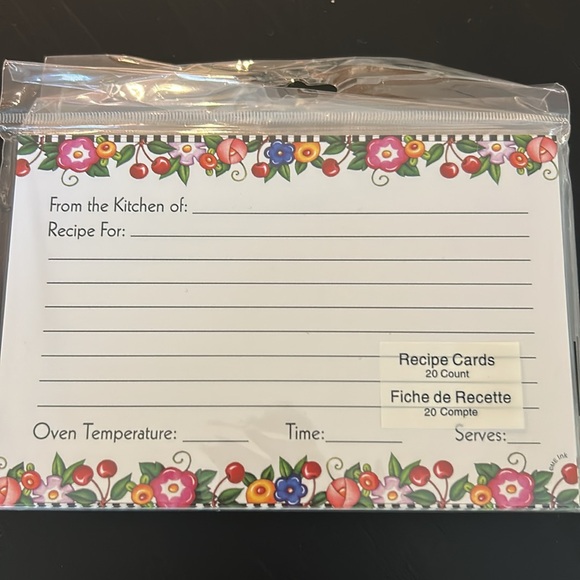 Mary Engelbreit Recipe Cards Set - Picture 3 of 5